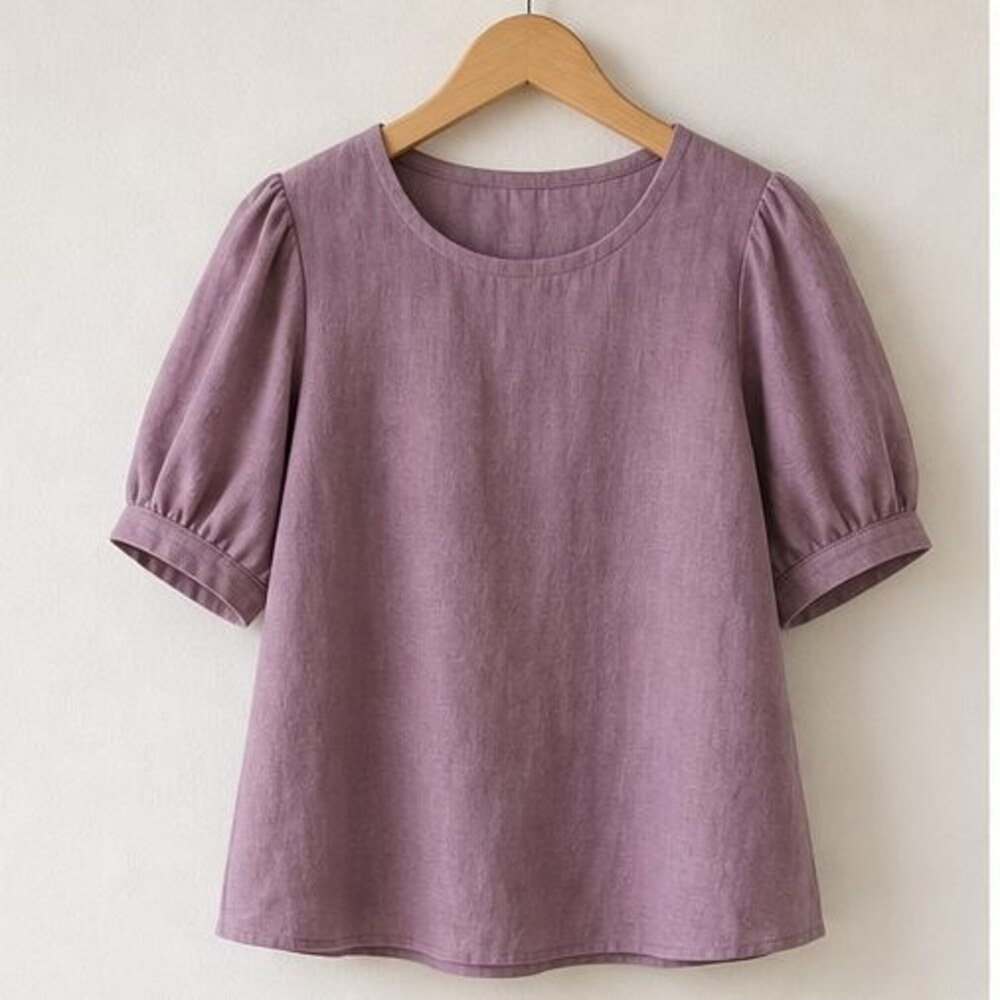Mauve Wrap Blouse
